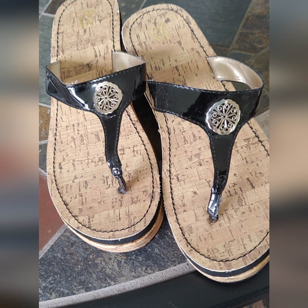 New York & Company brand wedge sandals. Size 9